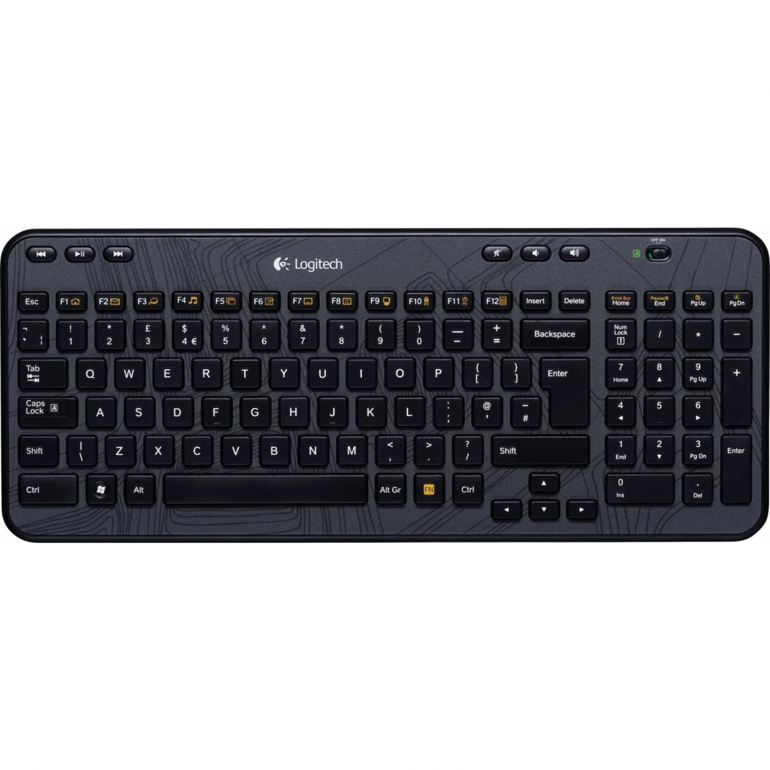 Logitech wireless keyboard k360 920 003095 black usb обзор