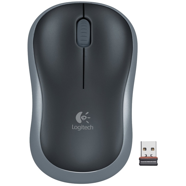 Wireless mouse Logitech M185 (USB, Swift Gray)