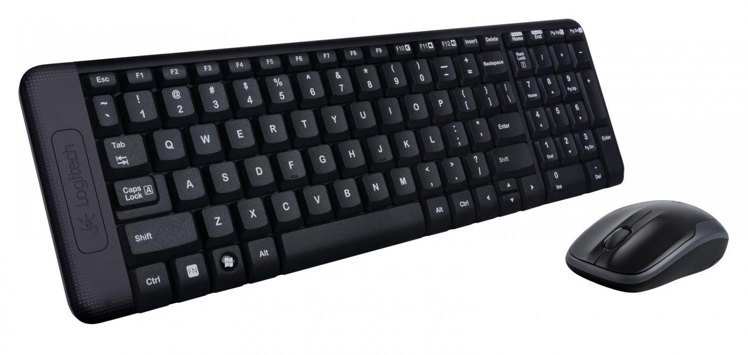 Клавиатура+Мышь беспроводные Logitech MK220 (USB)