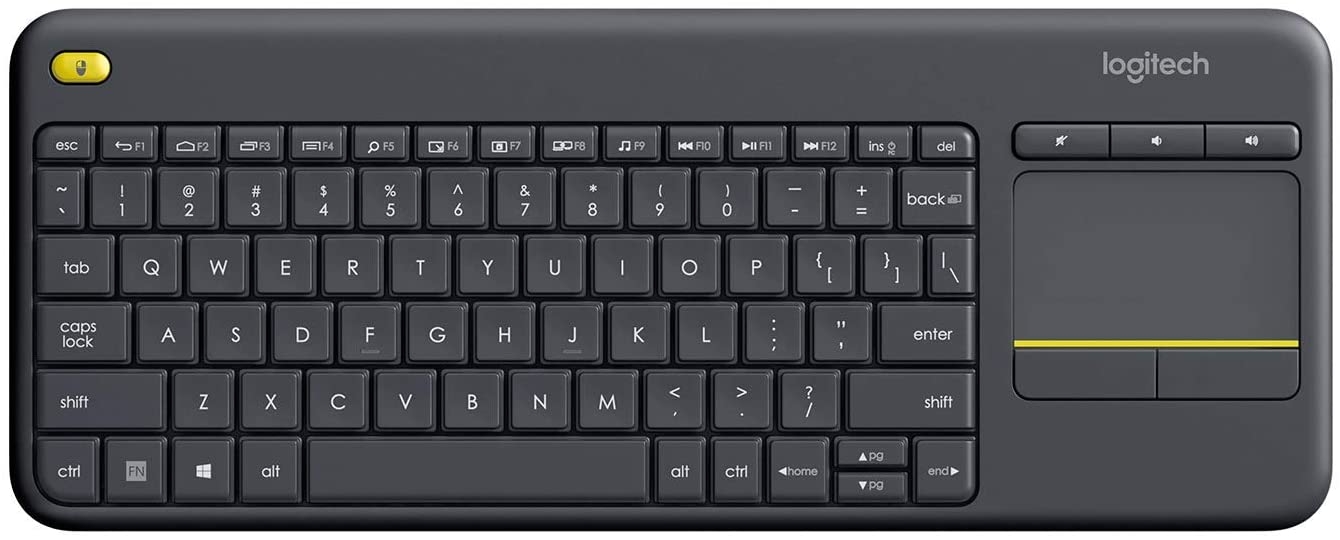 Wireless Keyboard Logitech K400 Plus (USB, Black)