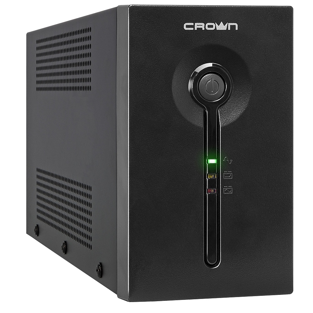 ИБП UPS 650VA CrownMicro CMU-SP650 COMBO USB