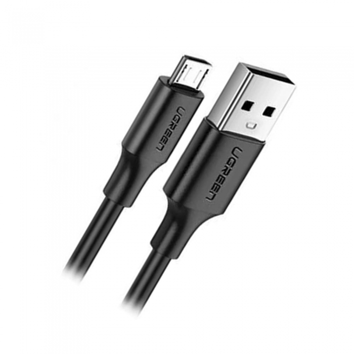 Кабель Ugreen 60138 (USB-A(M) to Micro USB(M), 2m, 18W, Black)