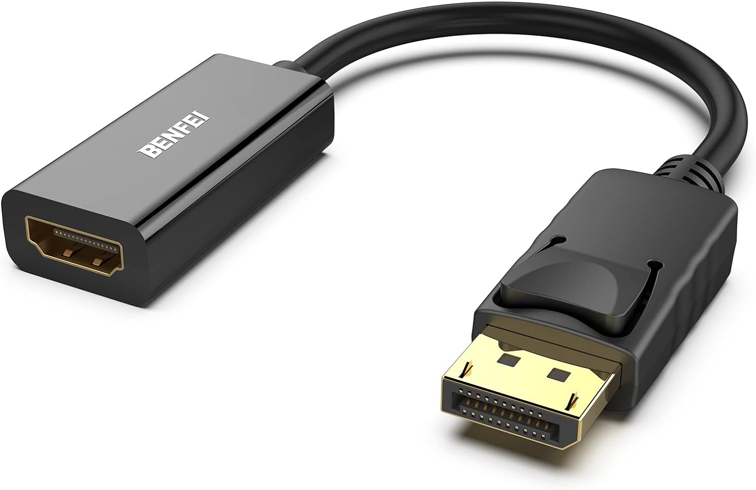 Ադապտեր Buro BU-HDMI(F)-DP(M) DisplayPort(M) -> HDMI(F), Black