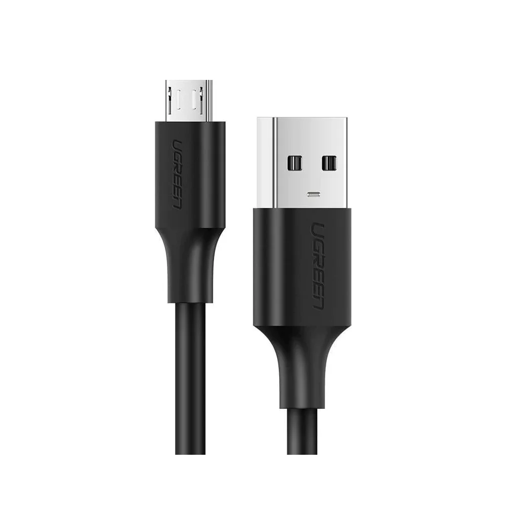 Кабель Ugreen 60137 (USB-A(M) to Micro USB(M), 1.5m, 18W, Black)