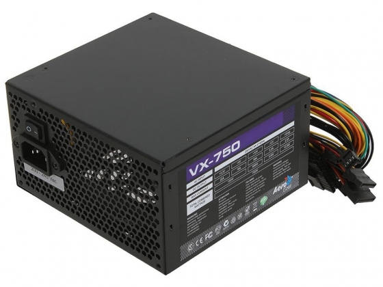 Led Computers Psu 750w Aerocool Vx 750 Plus Atx