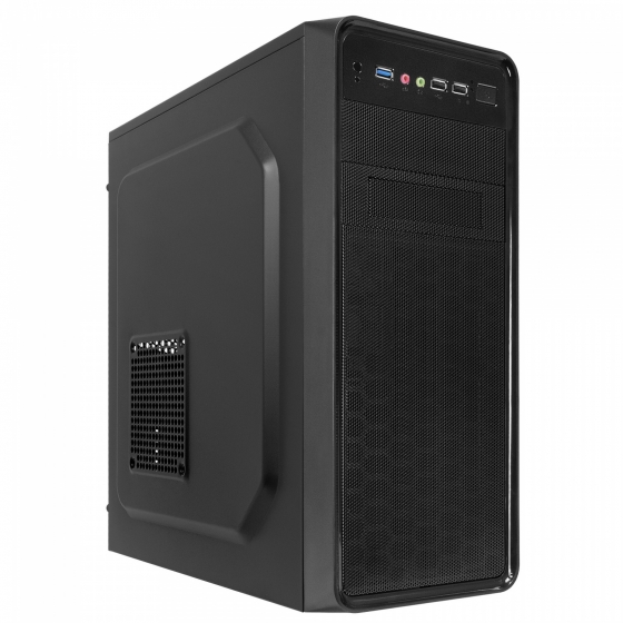 Корпус MidiTower CrownMicro CMC-611 black (ATX, 450W)