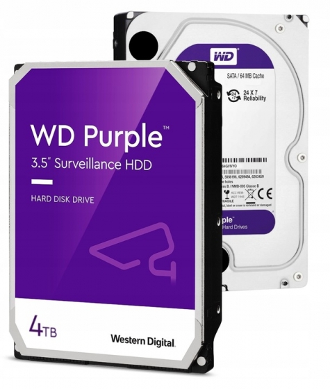 HDD 4TB SATAIII WD WD43PURZ, 5400rpm, 256Mb