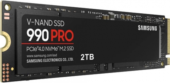 Накопитель SSD M.2 2TB SAMSUNG MZ-V9P2T0CW 990 PRO (M.2 2280, PCI-E x 4, Reading 7450 MB/s, Writing 6900 Mb/s)