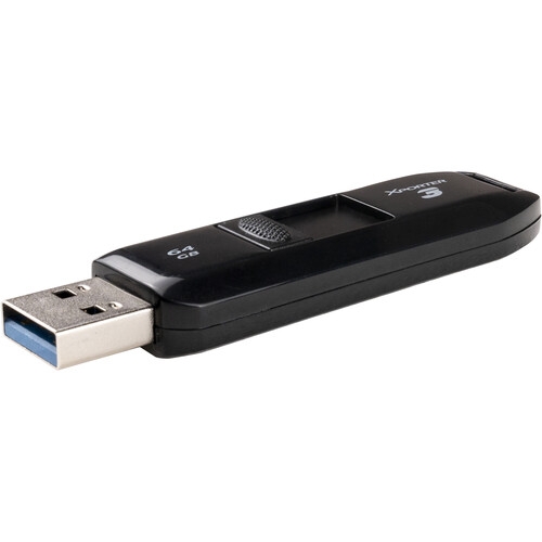 Флешка USB 64GB Patriot PSF64GX3B3U XPORTER 3 Slider (USB 3.2, Black)