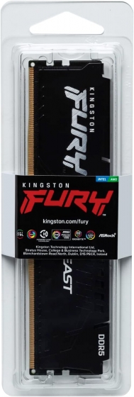 Модуль памяти DIMM 32GB DDR5 Kingston FURY Beast KF560C40BBK2-32 (2x16GB, 6000MHz)