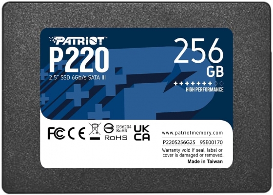 SSD 256GB PATRIOT P220S256G25 P220 (2.5