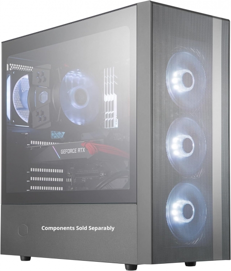 Case MidiTower Cooler Master MasterBox NR600 w/o black (MidiATX)