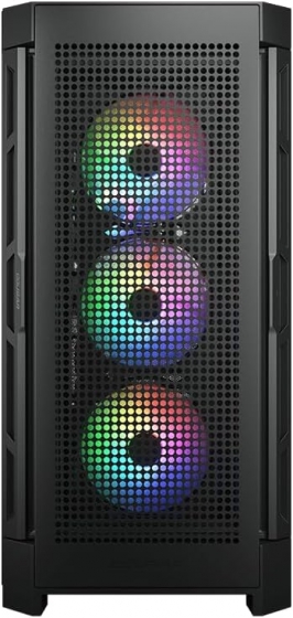 Корпус MidiTower Cougar AirFace Pro RGB w/o black (MidiATX)