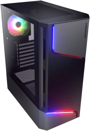 Корпус MidiTower Cougar MX360 RGB w/o black (MidiATX)