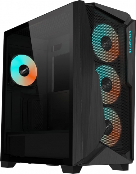 Корпус MidiTower Gigabyte C301G w/o black (MidiATX, ATX)