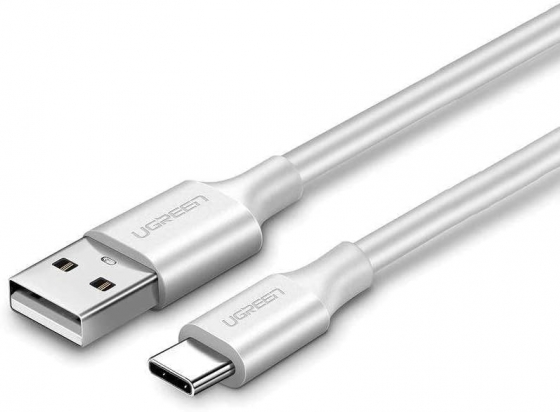 Մալուխ Ugreen 60121 (USB-C(M) to USB 2.0(M), 1m, White)