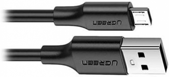 Մալուխ Ugreen 60136 (Micro USB(M) to USB 2.0(M), 1m, Black)