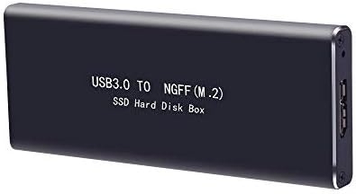 Արտաքին իրան կոշտ սկավառակի համար SSD (M.2 NVMe, Black, USB 3.0)