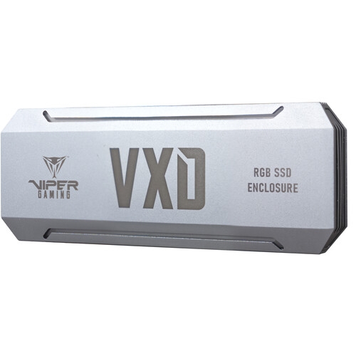 Жесткий диск внешний корпус для SSD Patriot VXD PV860UPRGM (M.2 NVMe, PCIe3.0, Alluminium, RGB, Silver, USB-C)