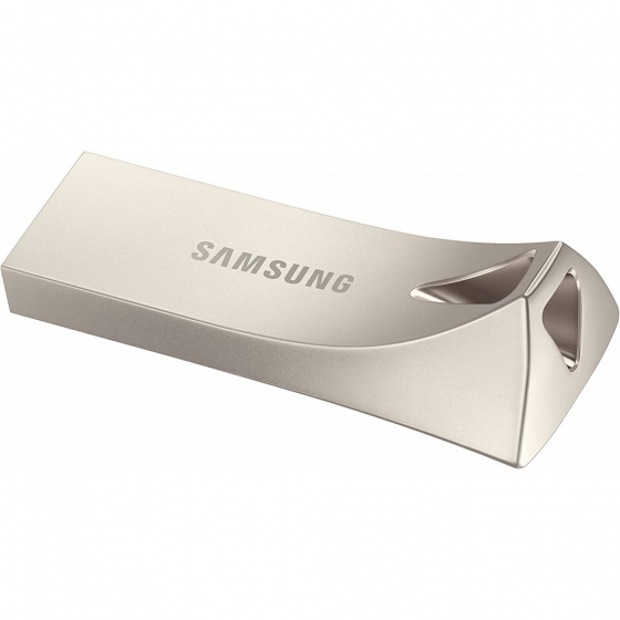 Флешка USB 128GB Samsung Bar Plus (USB 3.1, Silver)