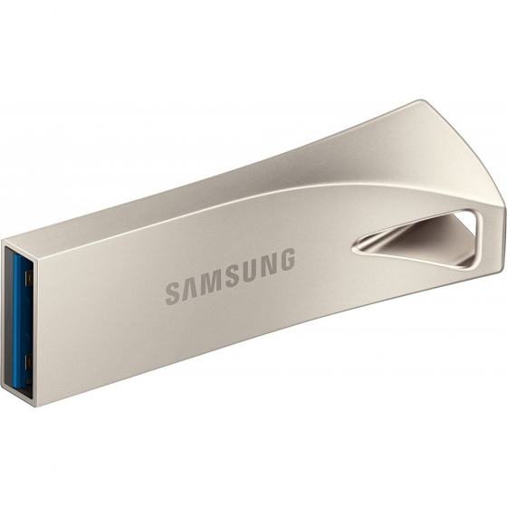 Флешка USB 128GB Samsung Bar Plus (USB 3.1, Silver)