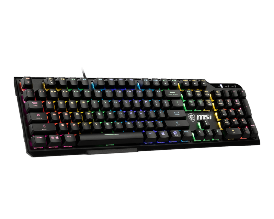 Keyboard MSI VIGOR GK41 LR (Gaming, Mechanical, Multimedia, Black, USB, US/RU Layout)