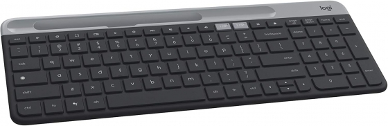 Անլար ստեղնաշար Logitech K580 Multi-Device (2.4GHz/Bluetooth, USB, Graphite, US Layout)