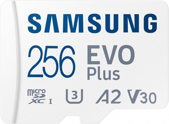 Հիշողության քարտ Micro SD Samsung EVO Plus 256GB MB-MC256SA/EU (w/Adapter, Class 10)