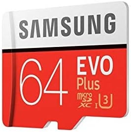 Memory Card Micro SD Samsung EVO Plus 64GB MB-MC64SA/EU (w/Adapter, Class 10)