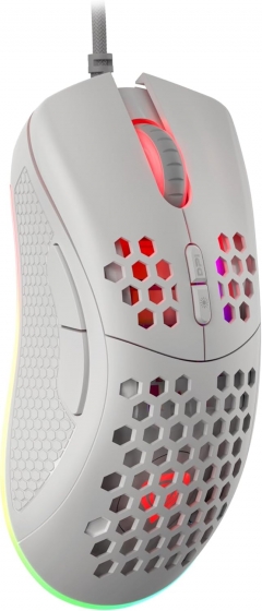 Мышь Genesis NMG-1840 KRYPTON 555, Gaming, White, RGB (8000DPI, USB)