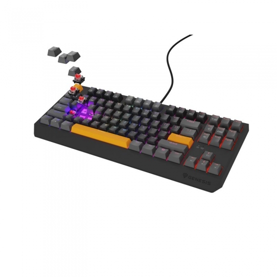 Клавиатура Genesis NKG-2081 THOR 230 TKL RGB, Backlight, Mechanical, Gaming (USB, US Layout)