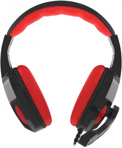 Headphones with Microphone Genesis NSG-1437 Argon 110 Black-Red, Gaming (Mini-Jack)