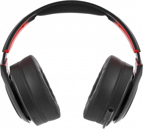 Headphones with Microphone Genesis NSG-1673 Selen 400 Black-Red, Gaming (USB)