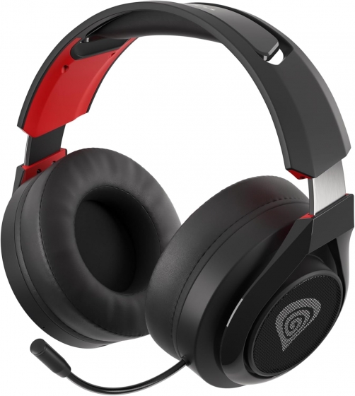 Headphones with Microphone Genesis NSG-1673 Selen 400 Black-Red, Gaming (USB)