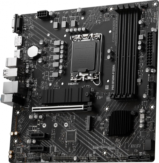 MB MSI PRO B760M-P (S-1700, B760, VGA, HDMI, DP, 3xPCI-E, 4DDR5, 2xM.2, SATA3, GbLAN)