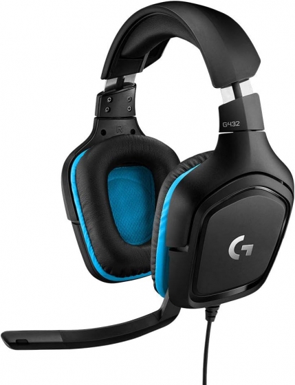 Наушники с микрофоном Logitech G432, 7.1 Gaming (USB, Leatherette)