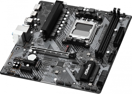 MB Asrock B650M-H/M.2+ (S-AM5, B650, HDMI, DP, 3PCI-E, 2xDDR5, M.2, SATAIII RAID, SATA3, GbLAN)