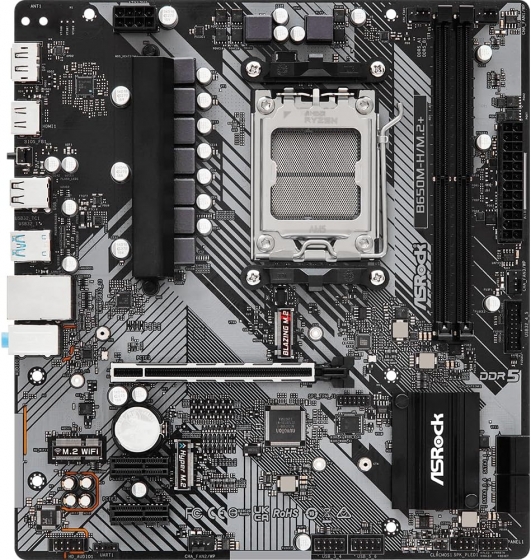 MB Asrock B650M-H/M.2+ (S-AM5, B650, HDMI, DP, 3PCI-E, 2xDDR5, M.2, SATAIII RAID, SATA3, GbLAN)