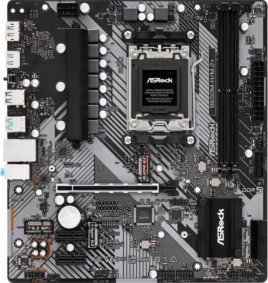 MB Asrock B650M-H/M.2+ (S-AM5, B650, HDMI, DP, 3PCI-E, 2xDDR5, M.2, SATAIII RAID, SATA3, GbLAN)