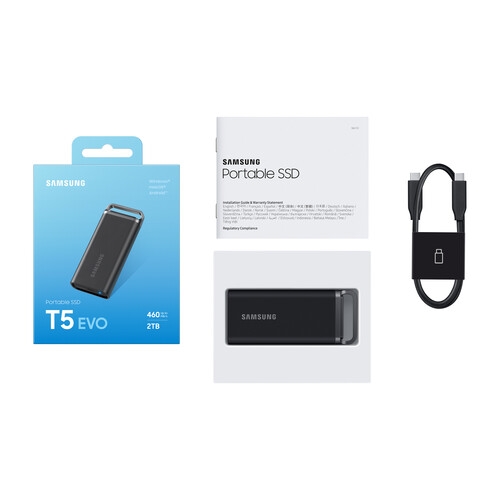 SSD 2TB SAMSUNG T5 EVO Portable T5 MU-PH2T0S/EU (2.5