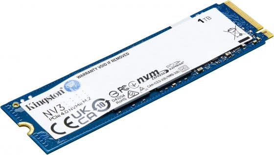 SSD M.2 1TB Kingston SNV3S/1000G NV3 (M.2 2280 PCI-E, Reading 6000 MB/s, Writing 4000 Mb/s)