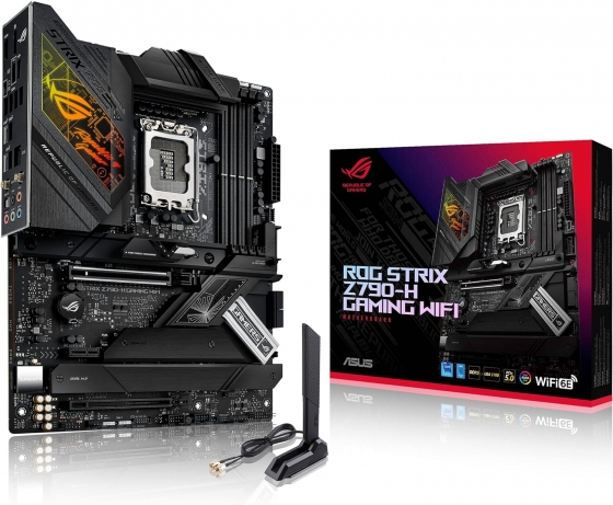 Մայրական սալիկ ASUS ROG STRIX Z790-H GAMING WIFI (S-1700, Z790, HDMI, DP, 3xPCI-E, 4DDR5, 4xM.2, SATA3, Wi-Fi 6e, GbLAN)