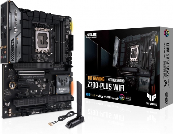 Мат. плата ASUS TUF GAMING Z790-BTF WIFI (S-1700, Z790, HDMI, DP, 3xPCI-E, 4DDR5, 4xM.2, SATA3, Wi-Fi 7, GbLAN)