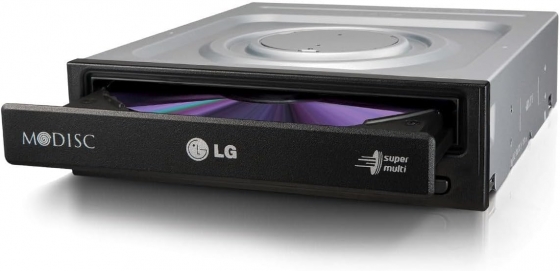 DVD-RW LG GH24NSD1 (SATA, 24x/16x, Black)