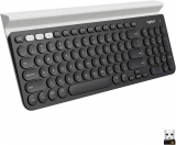 Клавиатура беспроводная Logitech K780 Multi-Device (2.4GHz/Bluetooth, USB, Dark Grey/Speckled White, US/RU Layout)