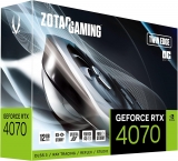 Տեսաքարտ 12GB Zotac GeForce RTX4070 Twin Edge (21000MHz, GDDR6X, 192bit, HDMI/3xDP)