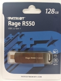 Флешка USB 128GB Patriot PE128GR550DSAD RAGE R550 (USB-C/USB 3.2, Dark Shadow)