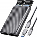 Жесткий диск внешний корпус для SSD Orico AM2C3-G2-GY-BP (Aluminum alloy, M.2 NVMe, up to 4TB, USB 3.2 Gen2 Type-C) Жесткий диск внешний корпус для SSD Orico AM2C3-G2-GY-BP (Aluminum alloy, M.2 NVMe, up to 4TB, USB 3.2 Gen2 Type-C)