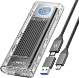 Жесткий диск внешний корпус для SSD Orico TCM2-U4-BK-BP (Aluminum Alloy, M.2 NVMe, up to 2TB, USB4 Type-C (40Gbps)) Жесткий диск внешний корпус для SSD Orico TCM2-U4-BK-BP (Aluminum Alloy, M.2 NVMe, up to 2TB, USB4 Type-C (40Gbps))