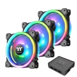 Кулер вентилятор для корпуса Thermaltake Riing Trio 14 RGB TT Premium 3-Pack (140x140x25mm, 500-1400rpm, 60.68CFM, 26.5Db) Кулер вентилятор для корпуса Thermaltake Riing Trio 14 RGB TT Premium 3-Pack (140x140x25mm, 500-1400rpm, 60.68CFM, 26.5Db)
